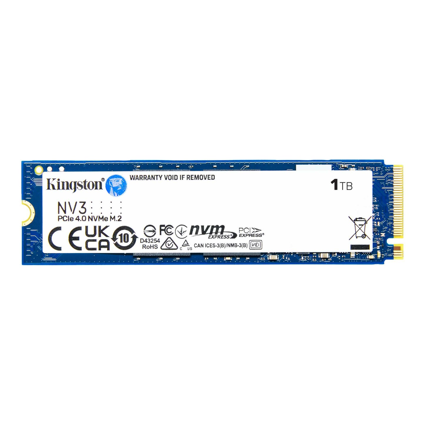 Unidad de estado sólido SSD Kingston NV3 1TB PCIe 4.0