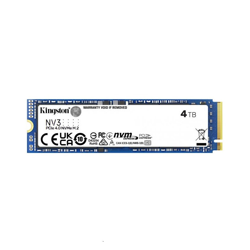 Unidad de estado sólido SSD Kingston NV3 4TB PCIe 4.0