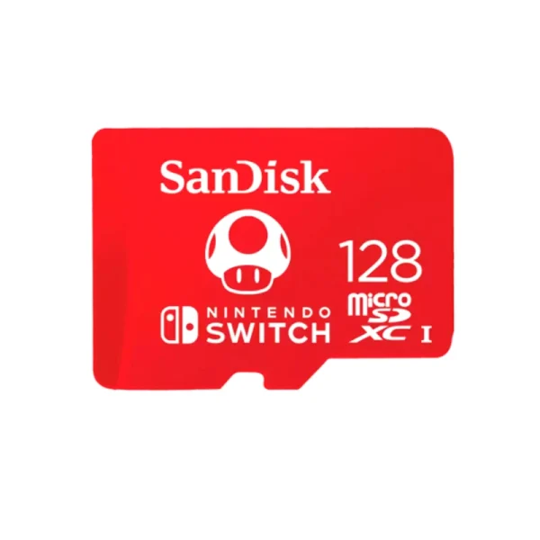 Memoria MicroSD SanDisk, 128GB con licencia oficial Nintendo® Switch